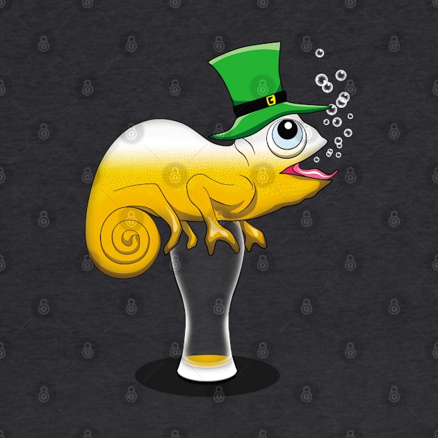 Funny St Patricks day Beer drinking animal by TMBTM